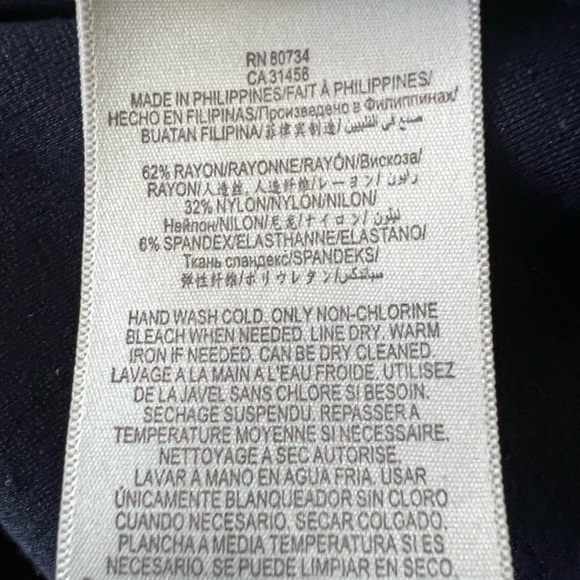 BCBGmaxAzria navy blue loose fit T - Picture 4 of 4